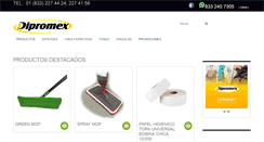 Desktop Screenshot of dipromex.com.mx